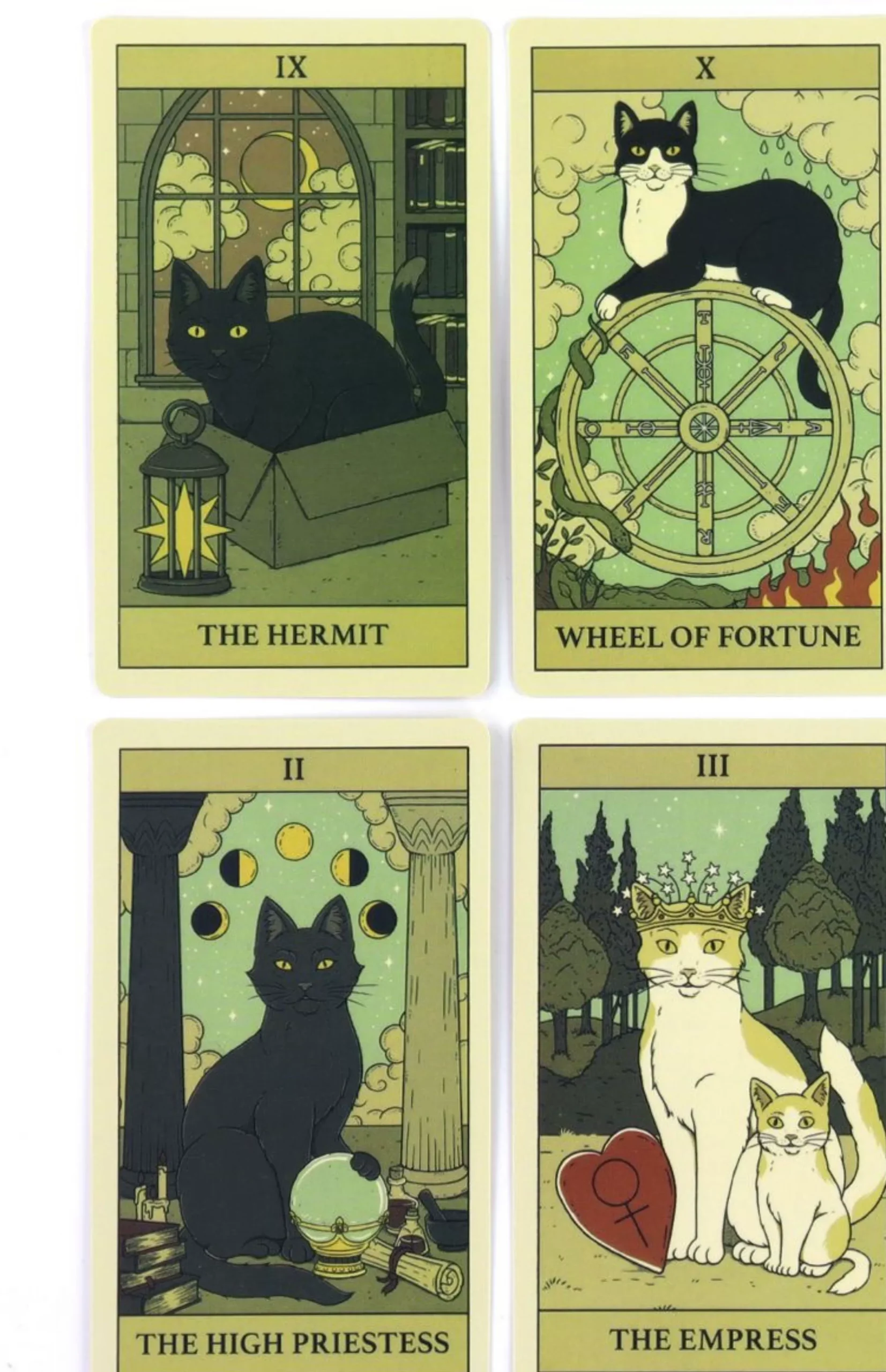 Mystical Cats Tarot – Charming Feline Wisdom – 8 Mystical Cats Tarot – Charming Feline Wisdom - 8