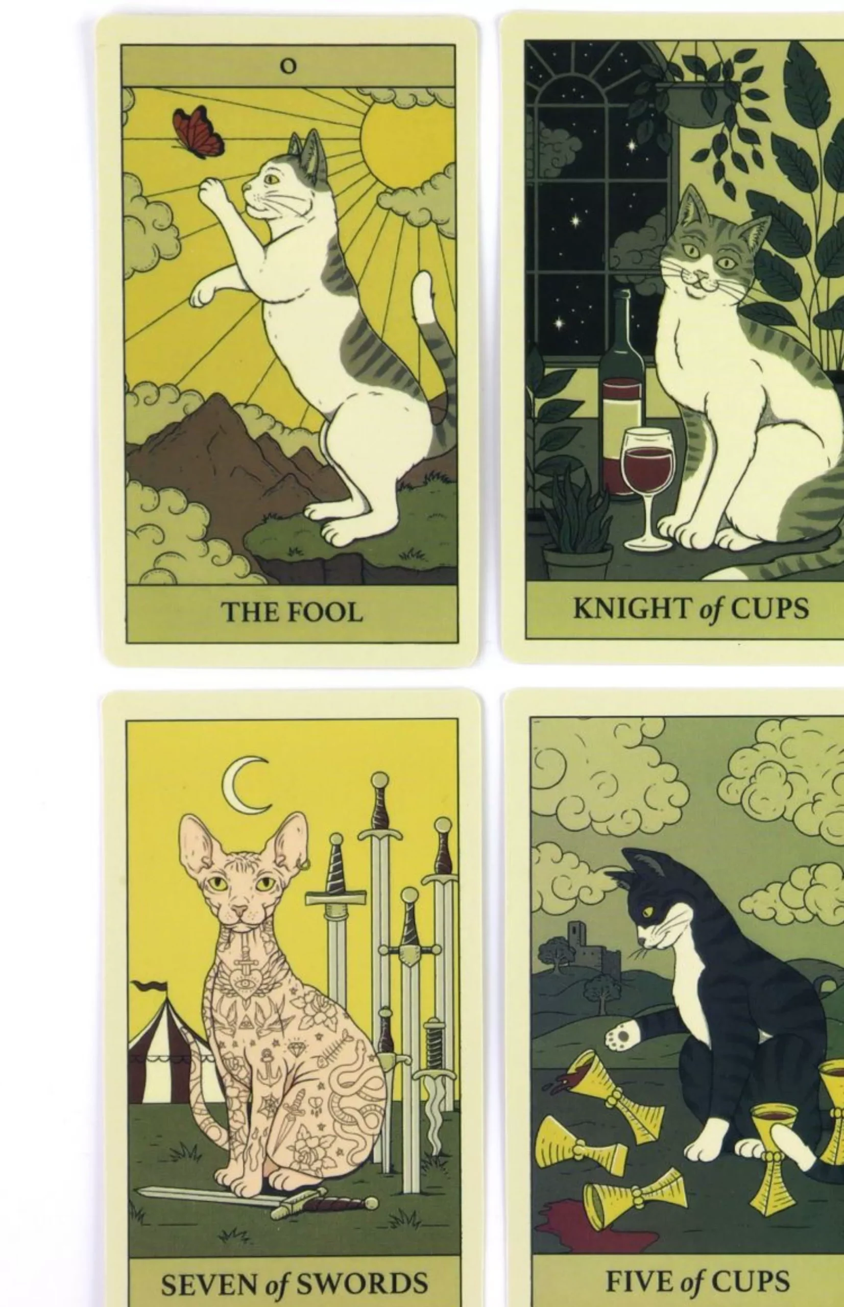 Mystical Cats Tarot – Charming Feline Wisdom – 9 Mystical Cats Tarot – Charming Feline Wisdom - 9