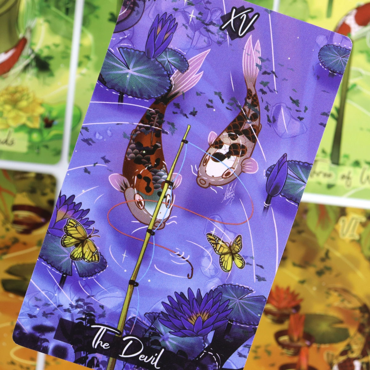 Nishikigoi Tarot Deck – Vivid Koi Visions – 8 Nishikigoi Tarot Deck – Vivid Koi Visions - 8