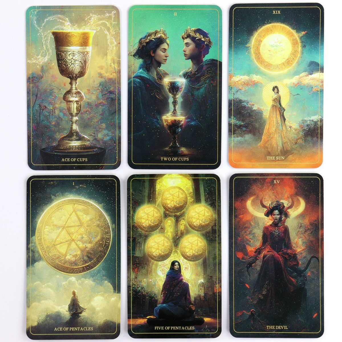 Celestial Tarot Deck – Cosmic Harmony Guidance – 6 Celestial Tarot Deck – Cosmic Harmony Guidance - 6