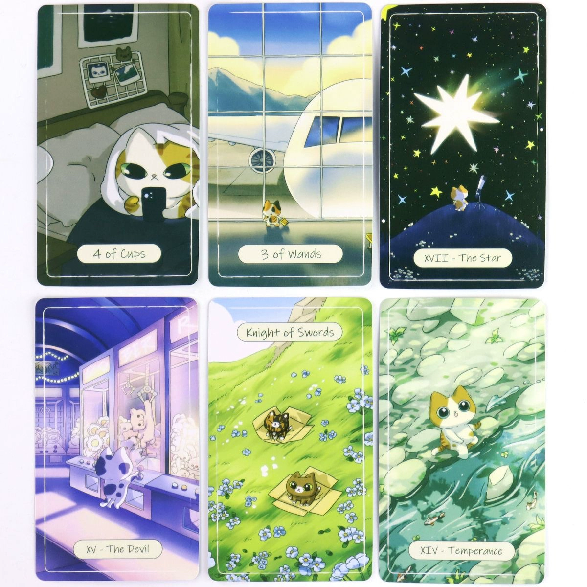 Cat Tarot Deck – Intuitive Feline Guidance – 6 Cat Tarot Deck – Intuitive Feline Guidance - 6