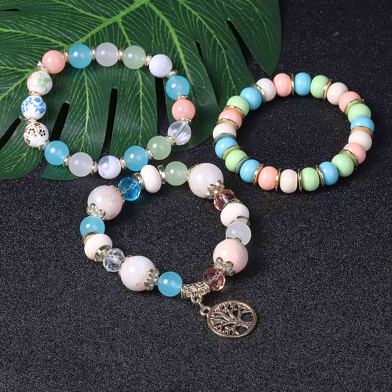 Bohemian Tree Bracelet – Colorful Bead Set - 1