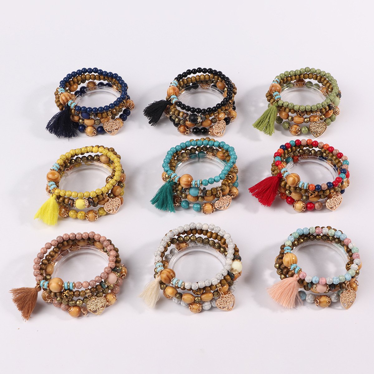 Black Onyx Bracelets – Boho Style, Mindful Calm - 1