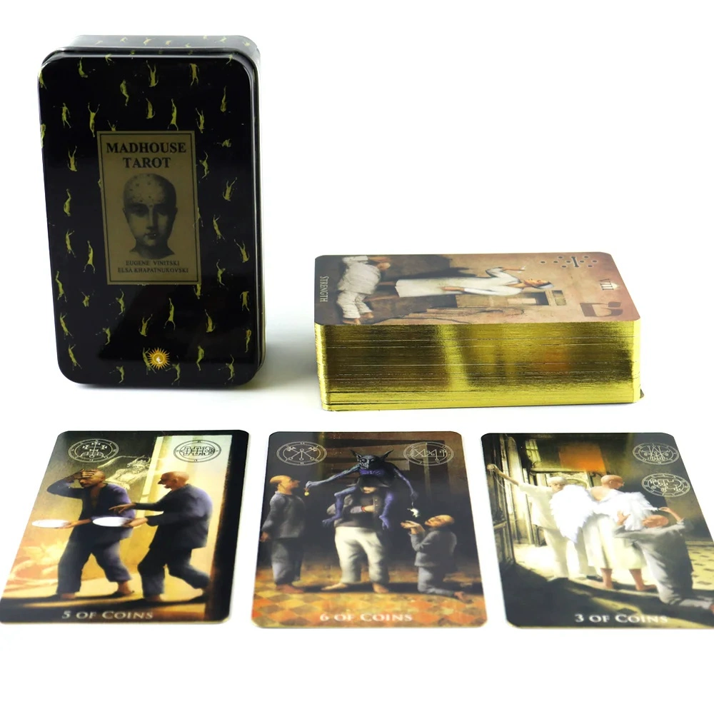 Madhouse Tarot Deck – Unique Gilded Edges Madhouse Tarot Deck – Unique Gilded Edges