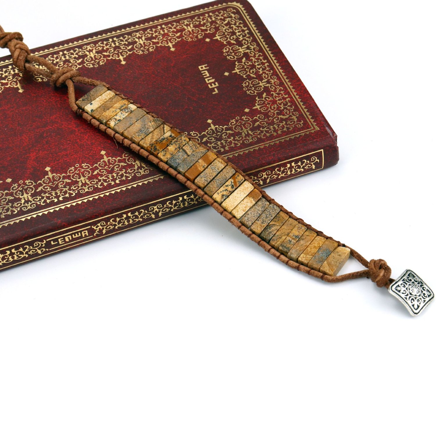 Emperor Stone Bracelet – Ocean Serenity, Adjustable Fit - 2