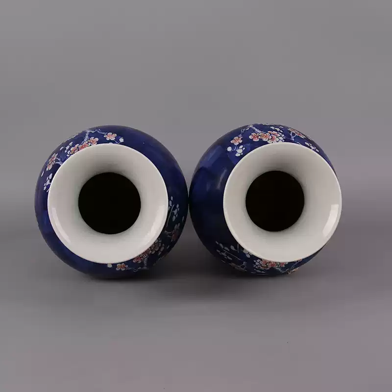 Kangxi Style Vases – Antique Elegance Pair – 6 Kangxi Style Vases – Antique Elegance Pair - 6