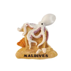 Maldives Octopus Magnet – Unique Hand-Painted Art