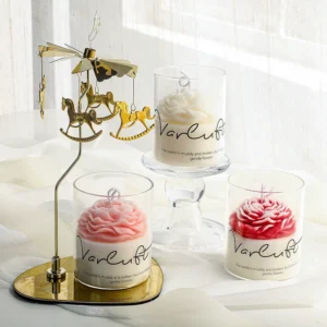 Exquisite 15H Peony Scented Candle - Perfect Gift!