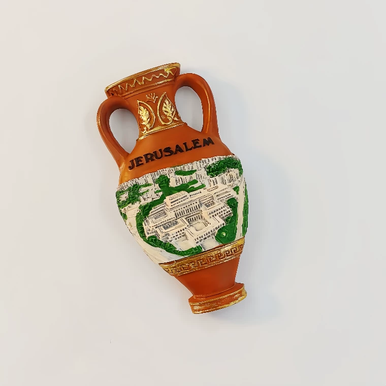 Stunning Jerusalem Classic Pot Magnet – 1 Amazing Souvenir! – 2 Stunning Jerusalem Classic Pot Magnet - 1 Amazing Souvenir! - 2
