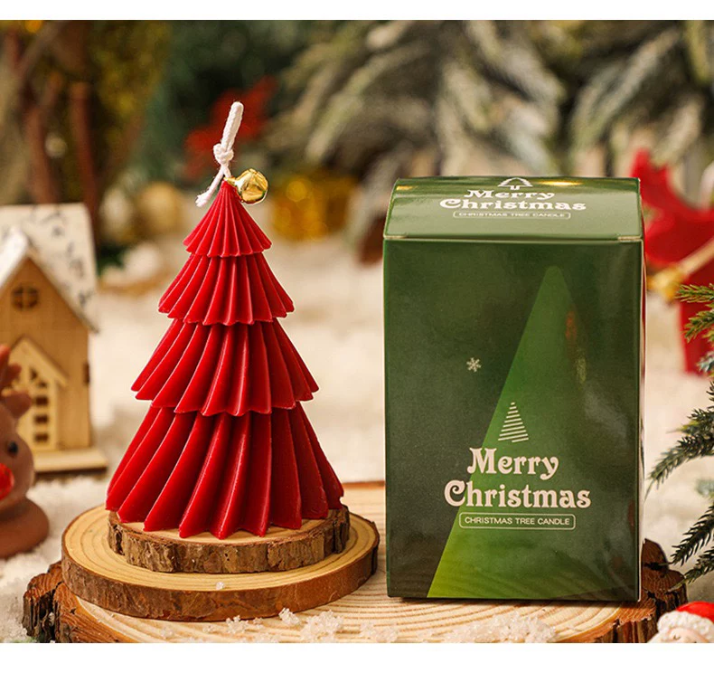 Christmas Tree Candle – Festive Home Ambiance – 6 Christmas Tree Candle – Festive Home Ambiance - 6