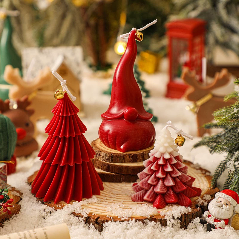 Christmas Tree Candle – Festive Home Ambiance – 3 Christmas Tree Candle – Festive Home Ambiance - 3
