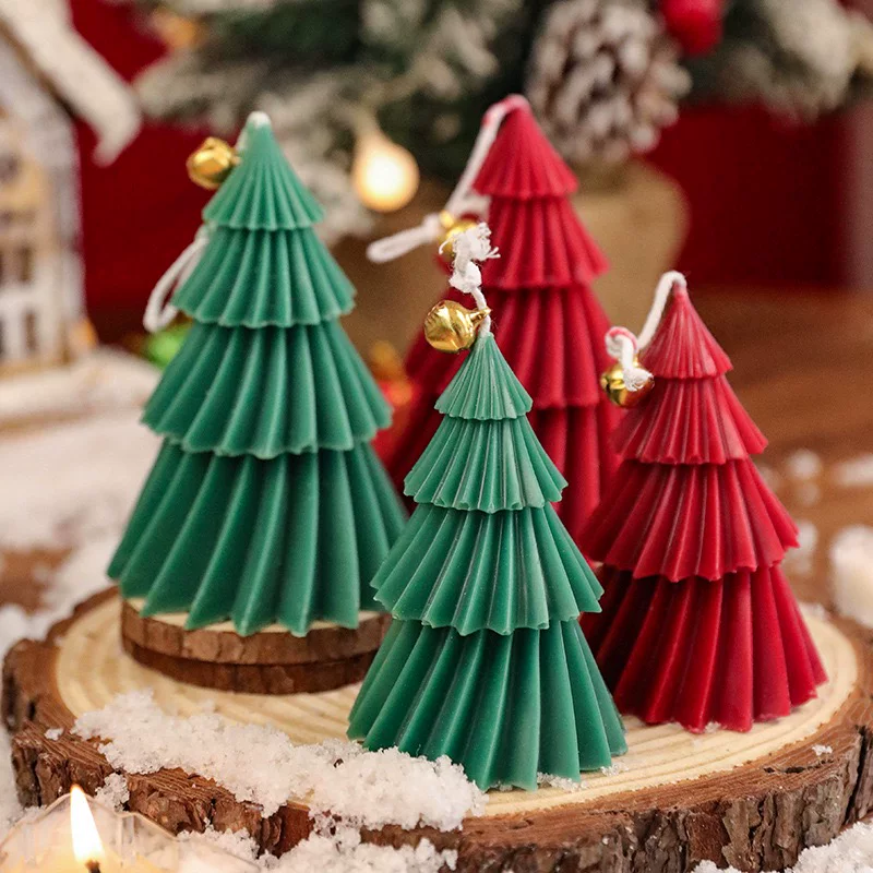 Christmas Tree Candle – Festive Home Ambiance – 5 Christmas Tree Candle – Festive Home Ambiance - 5