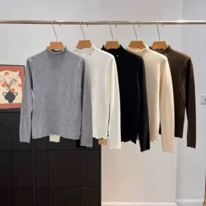 Chic 1-Piece Knit Sweater: Cozy & Versatile for Fall/Winter