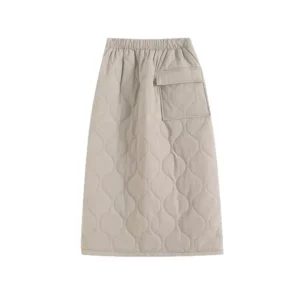 Cozy A-Line Midi Skirt: Chic Warmth for Autumn/Winter