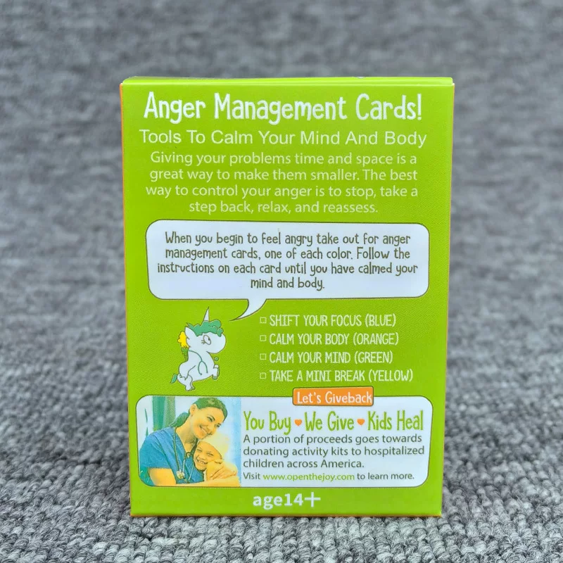 Anger Management Cards – Fun Emotional Learning - 12