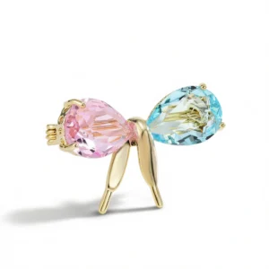 Zircon Bow Brooch – Elegant Sparkle Instantly
