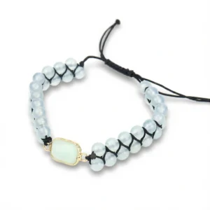 Aquamarine Dragon Bracelet – Serene Sea Beauty white background