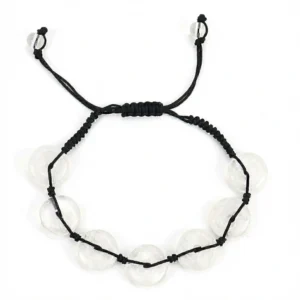 Quartz Bracelet 12g Pure Clarity White Background
