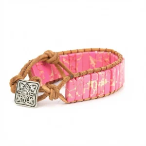 Bracelet Serene 10 Emperor Stone Ocean White Background