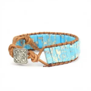Bracelet Vibrant Seafarer Bliss White Background