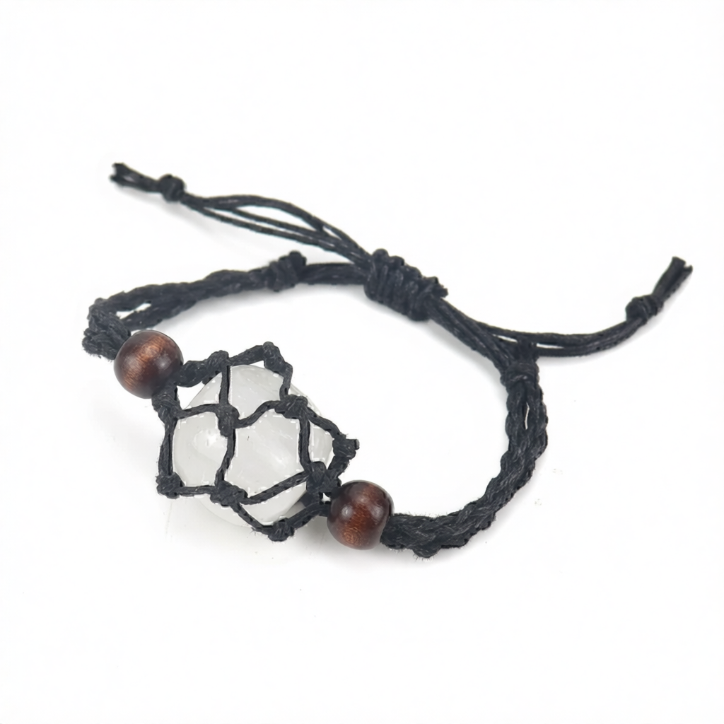 Clear Quartz Bracelet White Background Clear Quartz Bracelet – Serene Calm