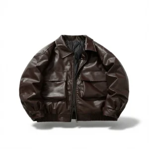 Retro Brown Moto Jacket – Timeless Winter Style