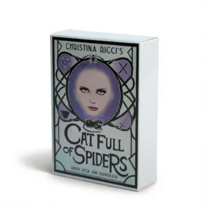 Amazing Spiders Tarot Deck: Christina Ricci's Enchanting Cat Cards white background
