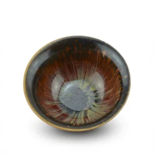 Sand Gold Teacup – Elegant Ceramic Art