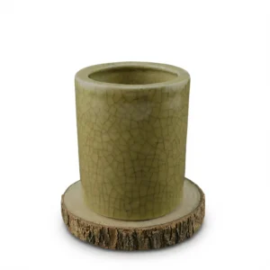 Antique Brush Pot – Elegant Scholar's Accent