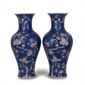 Kangxi Style Vases – Antique Elegance Pair