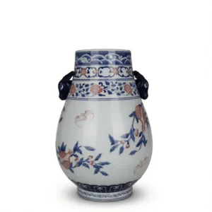 Qianlong Style Vase – Hand-Painted Artistry