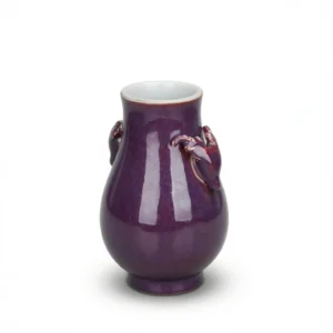 Rose Purple Vase – Vintage Jingdezhen Art