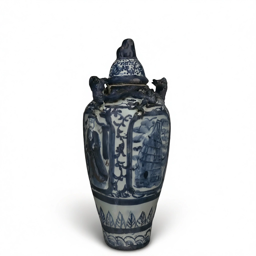 Porcelain Urn – Majestic Ming Style Porcelain Urn – Majestic Ming Style