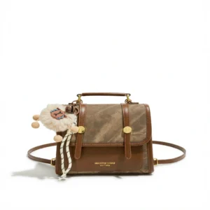 British Style Mini Backpack – Chic Everyday Elegance - Blue Follow the store to receive free pendants and gift bags