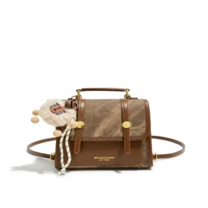 British Style Mini Backpack – Chic Everyday Elegance - 1