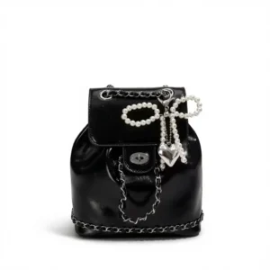 Chain Backpack – Chic Korean Style - 1
