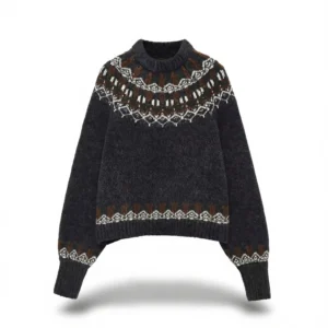 Fair Isle Sweater – Cozy Chic Style - Picture color, L