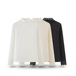 Lace Knit Top – Cozy Warm Style