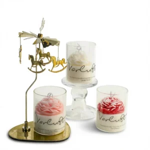 Exquisite 15H Peony Scented Candle - Perfect Gift! - Peony cup wax: red (seal of intoxication)