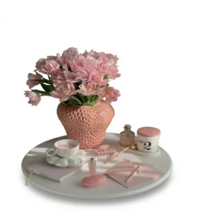 Cute Strawberry Ceramic Vase: Adorable French-Style Decor