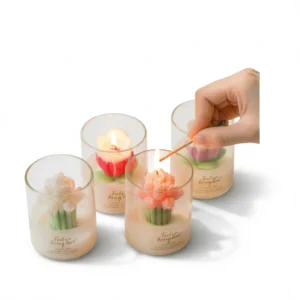 Tulip Bouquet Candle – Romantic Ambiance Creator -