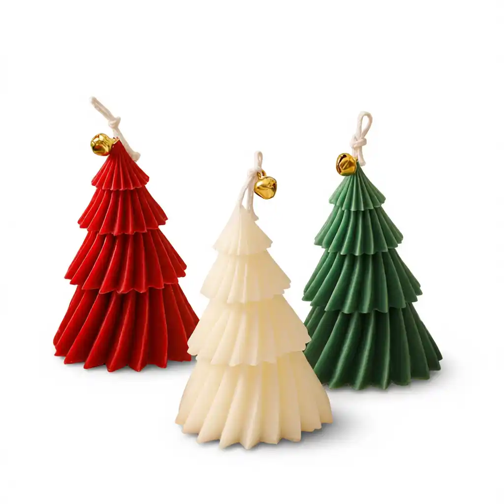 Christmas Tree Candle – Festive Home Ambiance – 1 Christmas Tree Candle – Festive Home Ambiance - 1