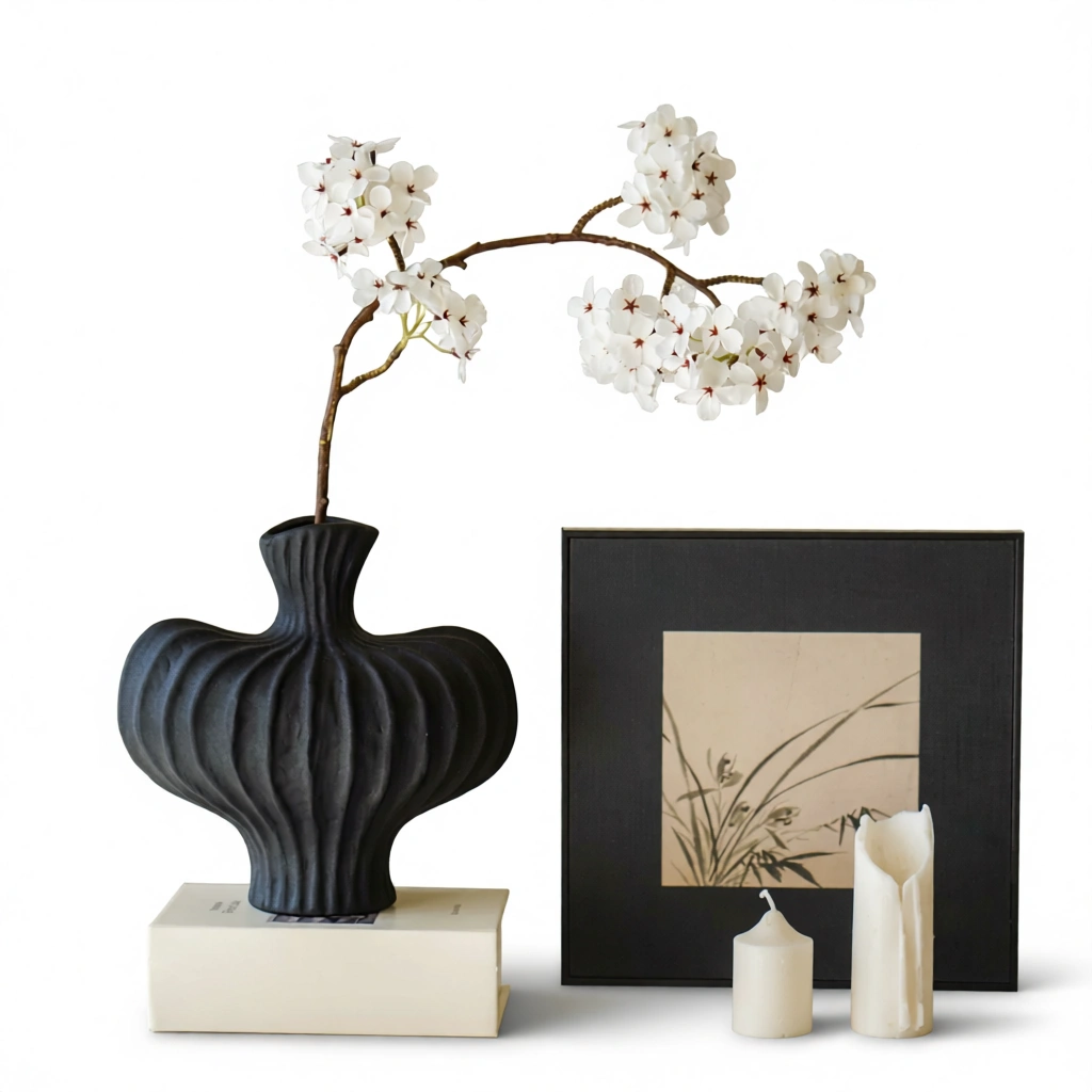 Wabi-Sabi Ceramic Vase – Elegant Imperfection – 1 Wabi-Sabi Ceramic Vase – Elegant Imperfection - 1