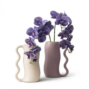Wabi-Sabi Ceramic Vase – Serene Artistry, Elegant Design
