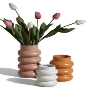 Nordic Ceramic Vase – Artistic Minimalist Style