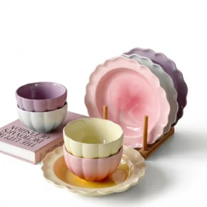 Gradient Ceramic Bowls – Elegant Dining, Everyday Use