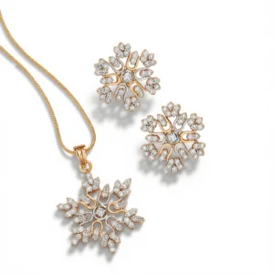 Snowflake Jewelry Set – Elegant & Dazzling