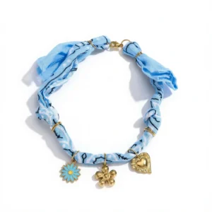 Bohemian Anklet: 10.2" Hand-Knotted Charm Beach Foot Jewelry white background