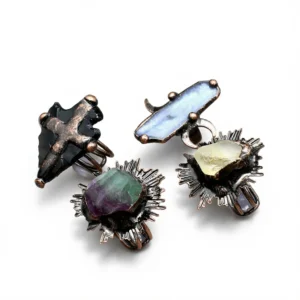 Medieval Crystal Ring – Retro Vintage Charm