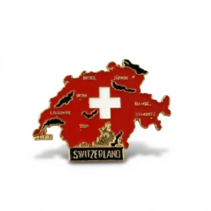 Switzerland Map Magnet – Cherished Travel Keepsake